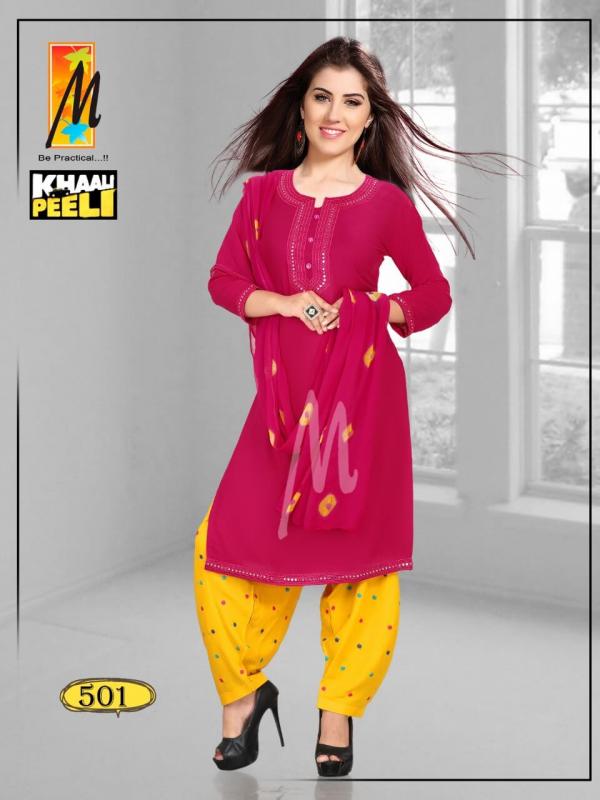 Khaali Peeli Designer Rayon Readymade Salwar Collection 